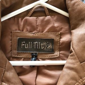 Large leather jacket